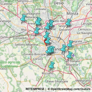 Mappa Via G. Pelizza da Volpedo, 20149 Milano MI, Italia (6.44118)