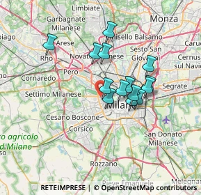 Mappa Via G. Pelizza da Volpedo, 20149 Milano MI, Italia (5.32714)