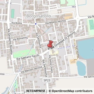Mappa Via Santa Chiara,  3, 25010 Borgosatollo, Brescia (Lombardia)