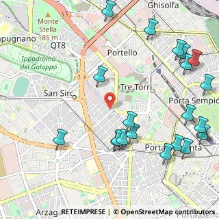 Mappa Via Monte Rosa, 20149 Milano MI, Italia (1.3685)