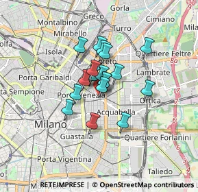 Mappa Via Antonio Baldissera, 20129 Milano MI, Italia (1.02737)