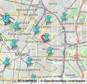 Mappa Via Antonio Baldissera, 20129 Milano MI, Italia (2.89438)