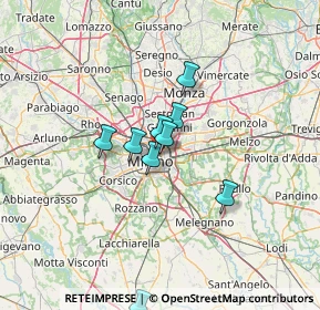 Mappa Via Antonio Baldissera, 20129 Milano MI, Italia (18.27727)