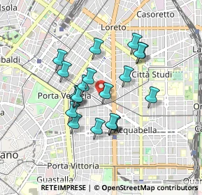 Mappa Via Antonio Baldissera, 20129 Milano MI, Italia (0.7085)