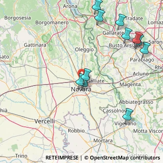 Mappa Strada Vicinale Santa Caterina, 28100 Novara NO, Italia (19.84545)