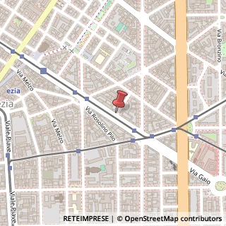 Mappa Via Antonio Baldissera, 1, 20129 Milano, Milano (Lombardia)