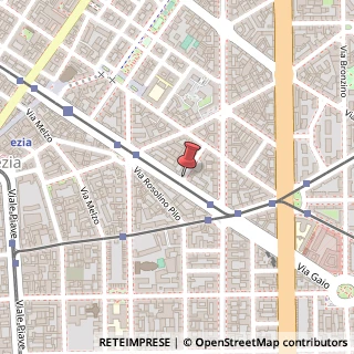 Mappa Via Antonio Baldissera, 1, 20129 Milano, Milano (Lombardia)