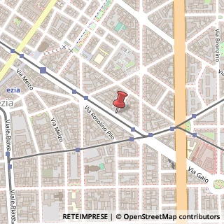 Mappa Via Antonio Baldissera, 2, 20129 Milano, Milano (Lombardia)