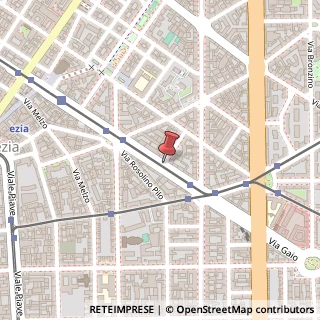 Mappa Via baldissera antonio, 20129 Milano, Milano (Lombardia)