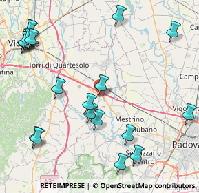 Mappa Via John Fitzgerald Kennedy, 36040 Grisignano di Zocco VI, Italia (10.816)