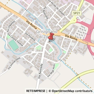 Mappa Via John Fitzgerald Kennedy, 21/23, 36040 Grisignano di Zocco, Vicenza (Veneto)