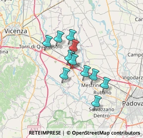 Mappa Via Giuseppe Garibaldi, 36040 Grisignano di Zocco VI, Italia (4.92545)