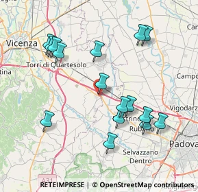 Mappa Via Giuseppe Garibaldi, 36040 Grisignano di Zocco VI, Italia (7.99563)