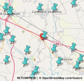 Mappa Via Giuseppe Garibaldi, 36040 Grisignano di Zocco VI, Italia (6.3515)