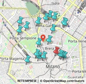 Mappa Piazza S. Simpliciano, 20121 Milano MI, Italia (0.924)