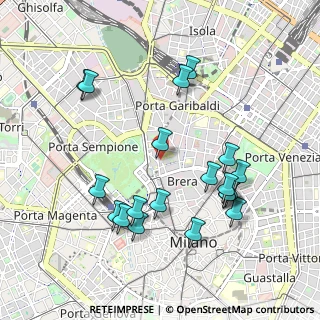Mappa Piazza S. Simpliciano, 20121 Milano MI, Italia (1.0245)