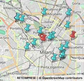 Mappa Piazza S. Simpliciano, 20121 Milano MI, Italia (1.9825)