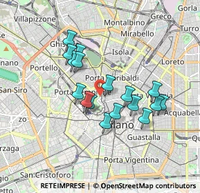 Mappa Viale Gerolamo Bartolomeo Gadio, 20121 Milano MI, Italia (1.47118)