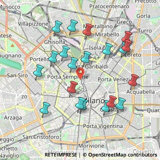 Mappa Viale Gerolamo Bartolomeo Gadio, 20121 Milano MI, Italia (2.0815)