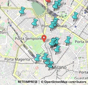 Mappa Viale Gerolamo Bartolomeo Gadio, 20121 Milano MI, Italia (0.9935)
