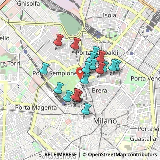 Mappa Viale Gerolamo Bartolomeo Gadio, 20121 Milano MI, Italia (0.6475)