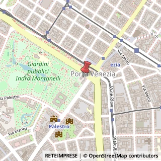 Mappa Bastioni di Porta Venezia, 33, 20121 Milano, Milano (Lombardia)