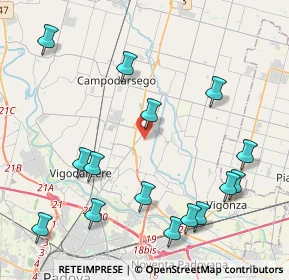 Mappa Via Botte, 35011 Campodarsego PD, Italia (4.94533)