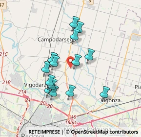 Mappa Via Botte, 35011 Campodarsego PD, Italia (3.06)