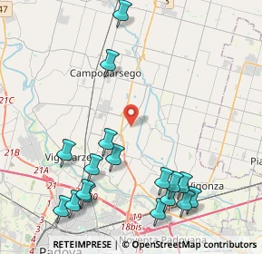 Mappa Via Botte, 35011 Campodarsego PD, Italia (5.11412)