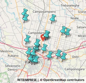 Mappa Via Botte, 35011 Campodarsego PD, Italia (6.859)