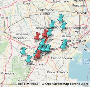 Mappa Via Botte, 35011 Campodarsego PD, Italia (10.862)