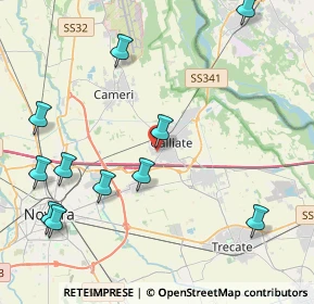 Mappa Via 1° Maggio, 28066 Galliate NO, Italia (5.09364)