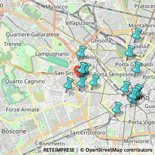 Mappa Via Mosè Bianchi, 20149 Milano MI, Italia (2.15588)