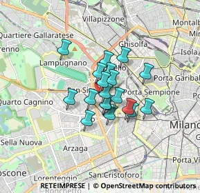 Mappa Via Mosè Bianchi, 20149 Milano MI, Italia (1.03842)