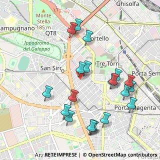 Mappa Via Mosè Bianchi, 20149 Milano MI, Italia (1.098)