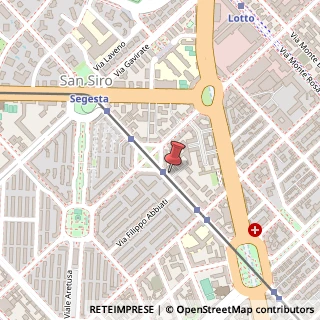 Mappa Via Carlo Dolci, 38, 20148 Milano, Milano (Lombardia)