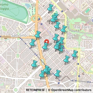 Mappa Via Paris Bordone, 20149 Milano MI, Italia (0.4825)