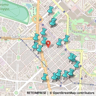 Mappa Via Cola di Rienzo, 20149 Milano MI, Italia (0.555)
