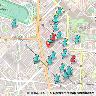 Mappa Via Paris Bordone, 20149 Milano MI, Italia (0.521)
