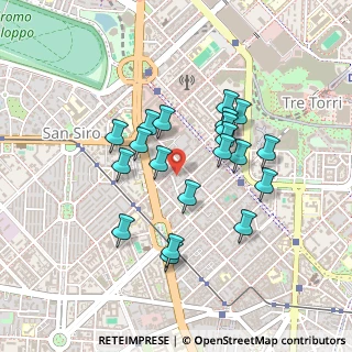 Mappa Via Cola di Rienzo, 20149 Milano MI, Italia (0.3875)