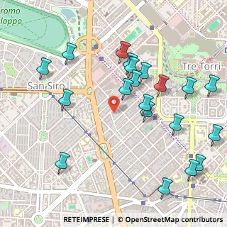 Mappa Via Paris Bordone, 20149 Milano MI, Italia (0.586)