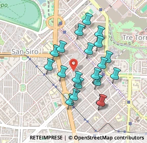 Mappa Via Cola di Rienzo, 20149 Milano MI, Italia (0.3975)