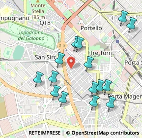 Mappa Via Privata Marsica, 20149 Milano MI, Italia (1.01133)