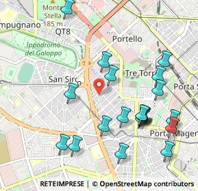 Mappa Via Privata Marsica, 20149 Milano MI, Italia (1.111)