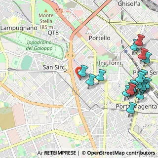 Mappa Via Privata Marsica, 20149 Milano MI, Italia (1.4275)