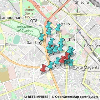 Mappa Via Cola di Rienzo, 20149 Milano MI, Italia (0.673)