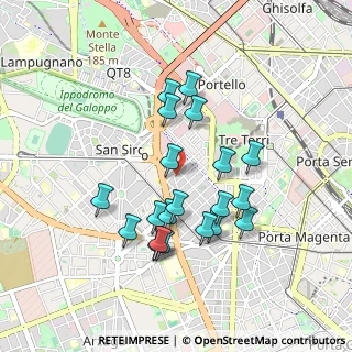 Mappa Via Cola di Rienzo, 20149 Milano MI, Italia (0.8255)