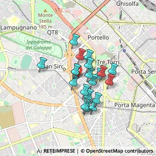 Mappa Via Cola di Rienzo, 20149 Milano MI, Italia (0.6325)