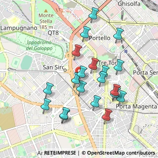 Mappa Via Paris Bordone, 20149 Milano MI, Italia (0.9375)