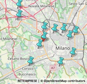 Mappa Via Paris Bordone, 20149 Milano MI, Italia (4.0925)